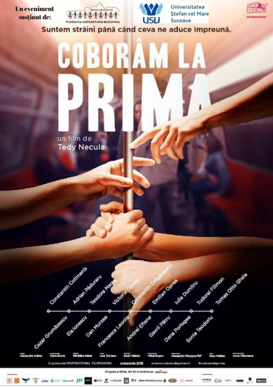 Vizionare de film, întâlnire cu actori cunoscuți și donații, la Auditorium „Joseph Schmidt”