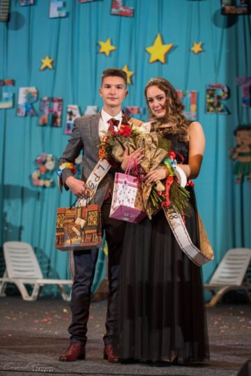 Georgiana Naghi și Bogdan Cozma, Miss și Mister Boboc 2018 ai Liceului cu Program Sportiv