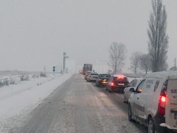 Blocaj major pe DN 17, între Ilișești și Stroiești