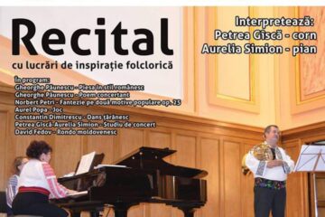 Recital cu lucrări de inspirație folclorică, pe scena Universității Suceava