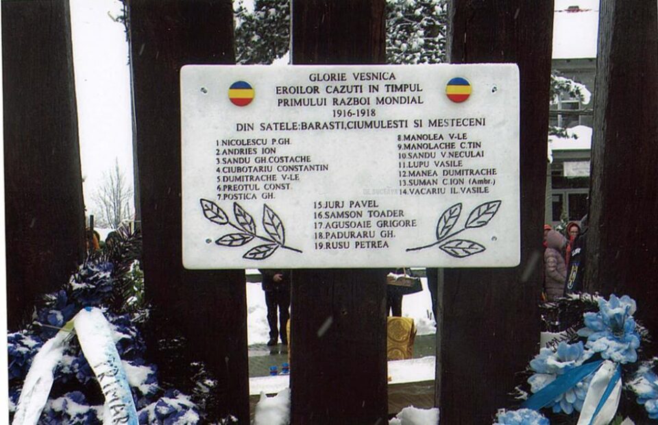 Placheta comemorativă