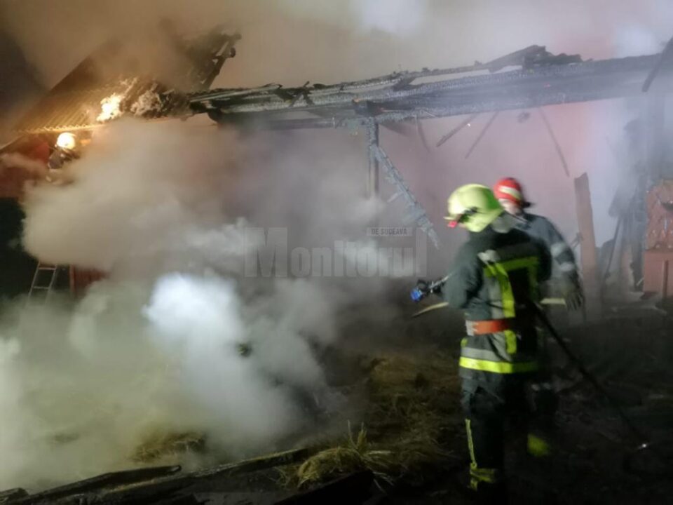 ncendiu violent, izbucnit în toiul nopții, stins de pompieri după cinci ore de muncă