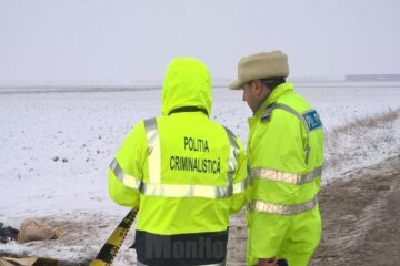 politisti la locul faptei