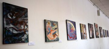 Tânărul artist plastic Andrei Pennazio expune la Muzeul de Artă „Ion Irimescu”