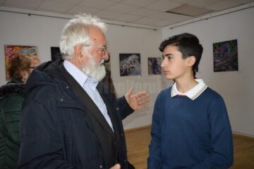 Tânărul artist plastic Andrei Pennazio expune la Muzeul de Artă „Ion Irimescu”