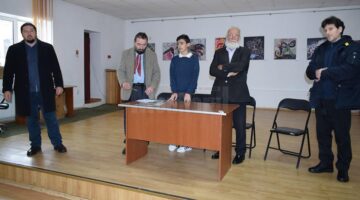 Tânărul artist plastic Andrei Pennazio expune la Muzeul de Artă „Ion Irimescu”