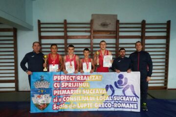 Medaliații suceveni, alături de cei trei antrenori