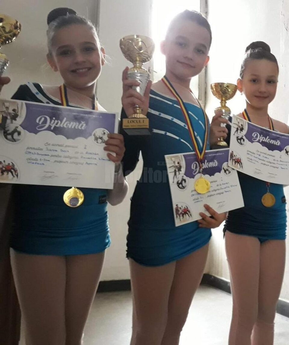 Premii pentru gimnastele sucevene, la Concursul Internațional Happy Dance Competition
