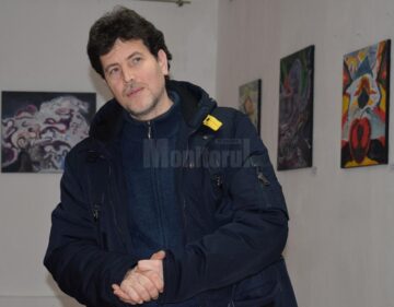 Tânărul artist plastic Andrei Pennazio expune la Muzeul de Artă „Ion Irimescu”
