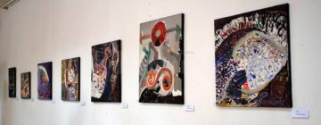 Tânărul artist plastic Andrei Pennazio expune la Muzeul de Artă „Ion Irimescu”