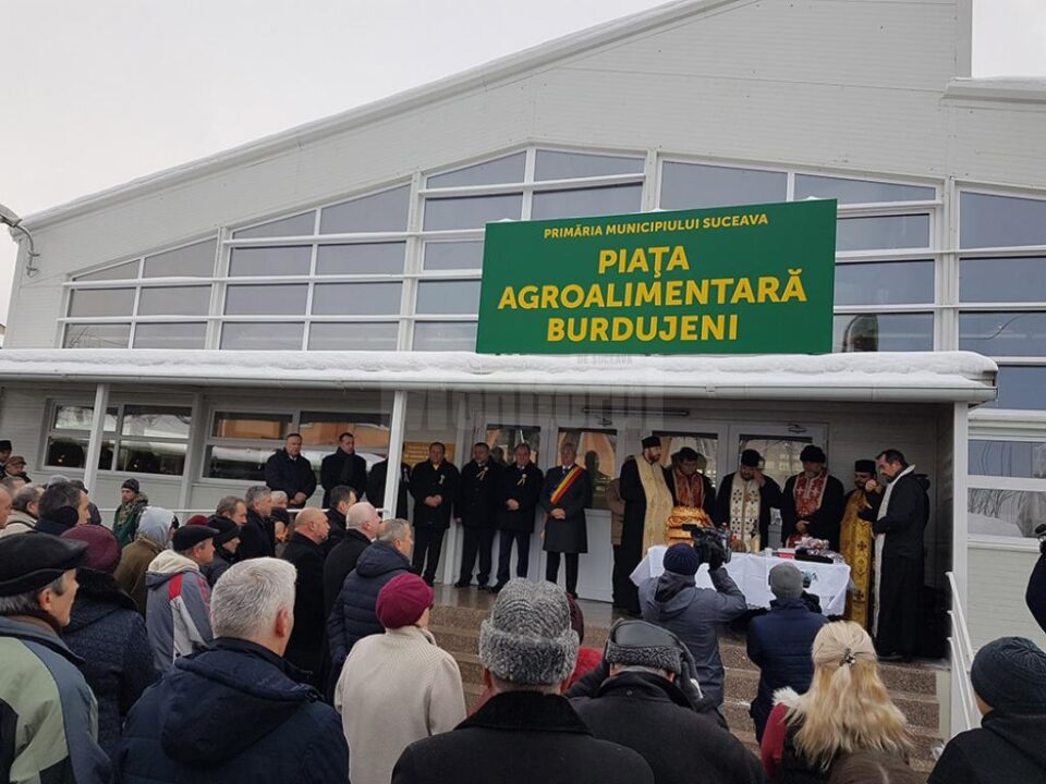Inaugurarea Pieței Burdujeni, cea mai modernă din Suceava