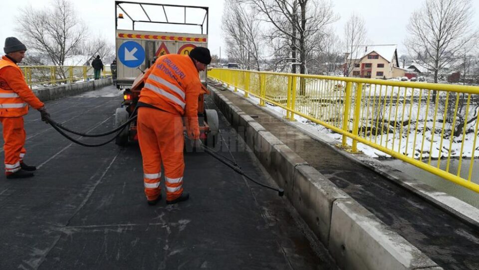 Pregătirea pentru asfaltarea de ieri