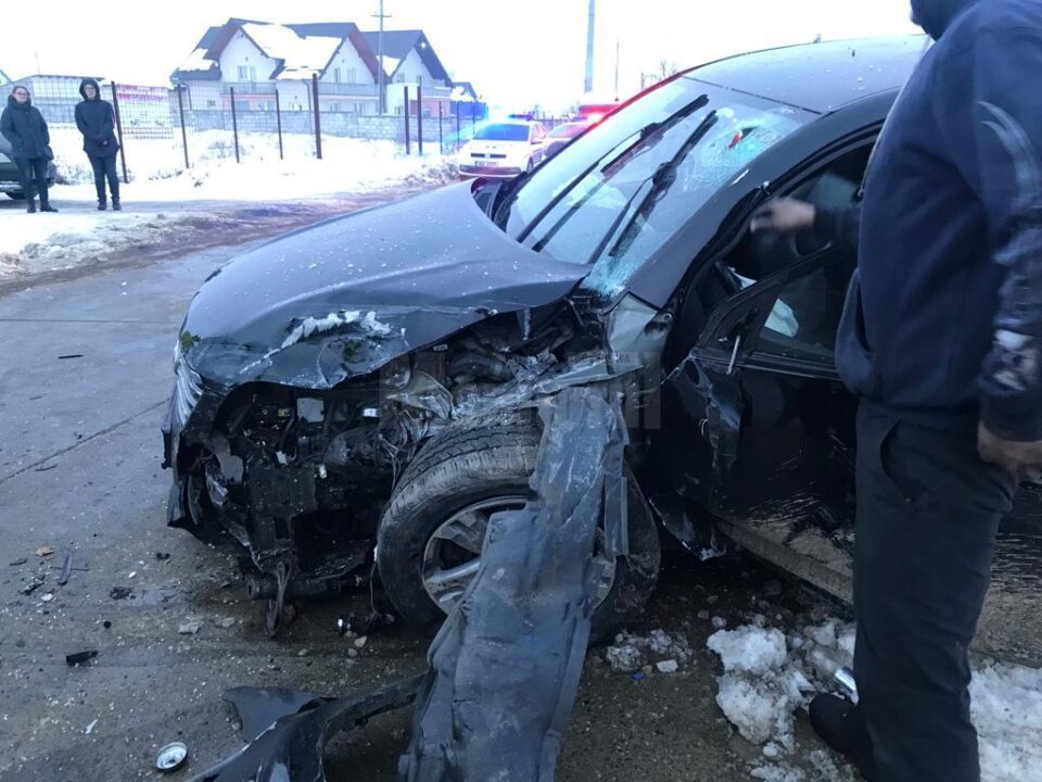 Mașina de teren implicată în accident