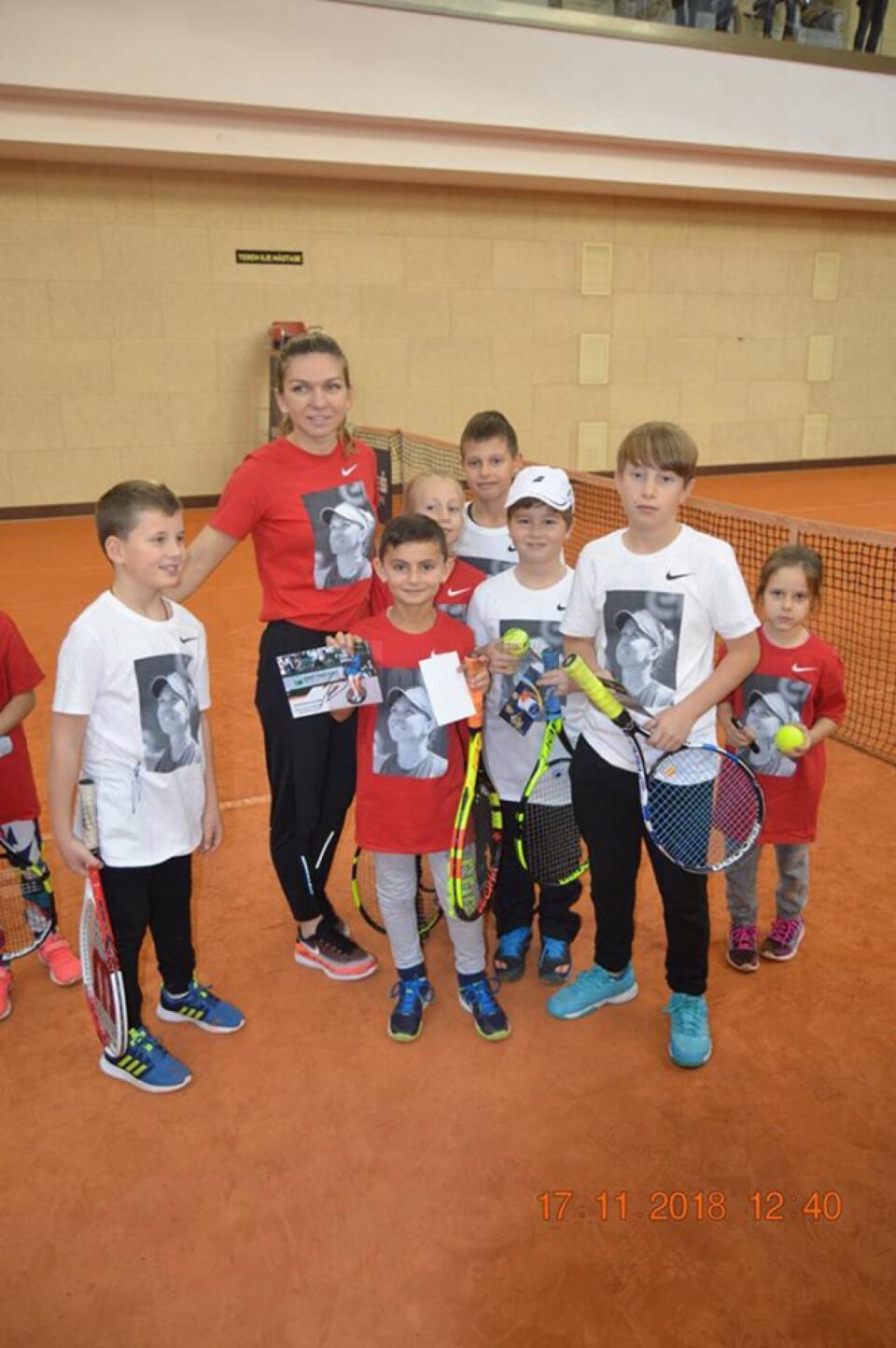 David Arcip a fost premiat de marea campioană Simona Halep
