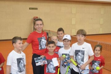 David Arcip a fost premiat de marea campioană Simona Halep