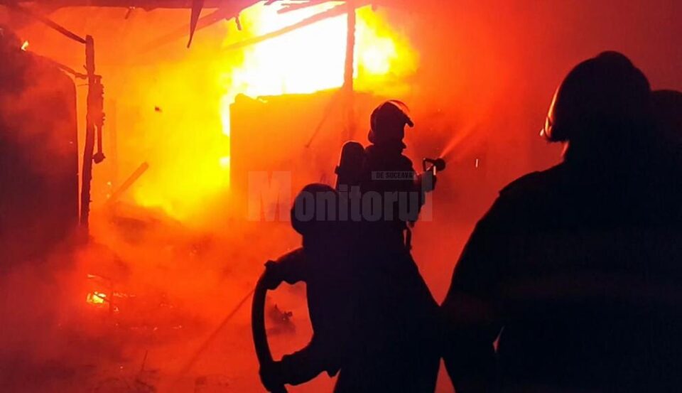 Gospodăria unei femei de 75 de ani, afectată grav de un incendiu