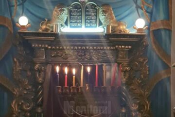 A treia lumânare de Hanuka 5779 la Suceava, Foto: Edi Kupferberg