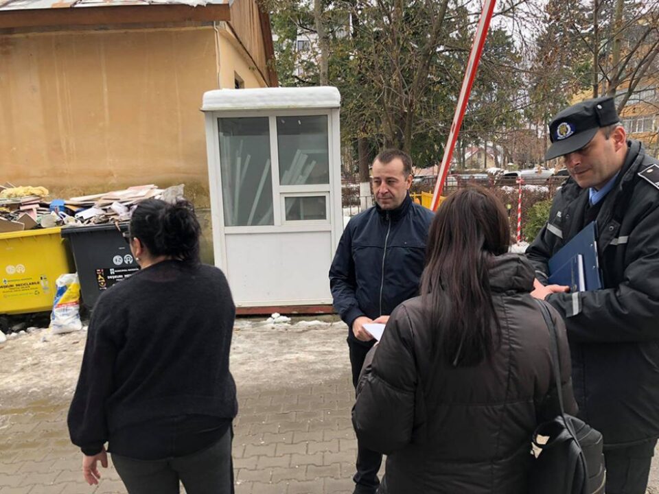 Viceprimarul Lucian Harșovschi a verificat cele constatate de Poliția Locală