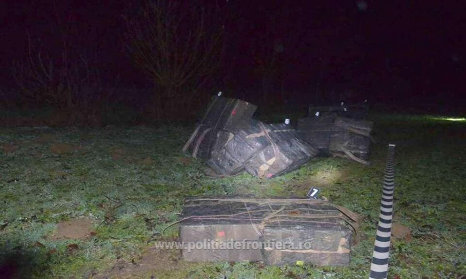 Țigări de contrabandă, de 40.000 de euro, capturate la granița româno-ucraineană