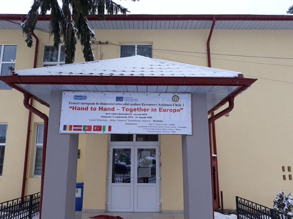 Liceul din Dumbrăveni a găzduit prima reuniune transnațională din cadrul proiectului „Hand to Hand – Together in Europe”
