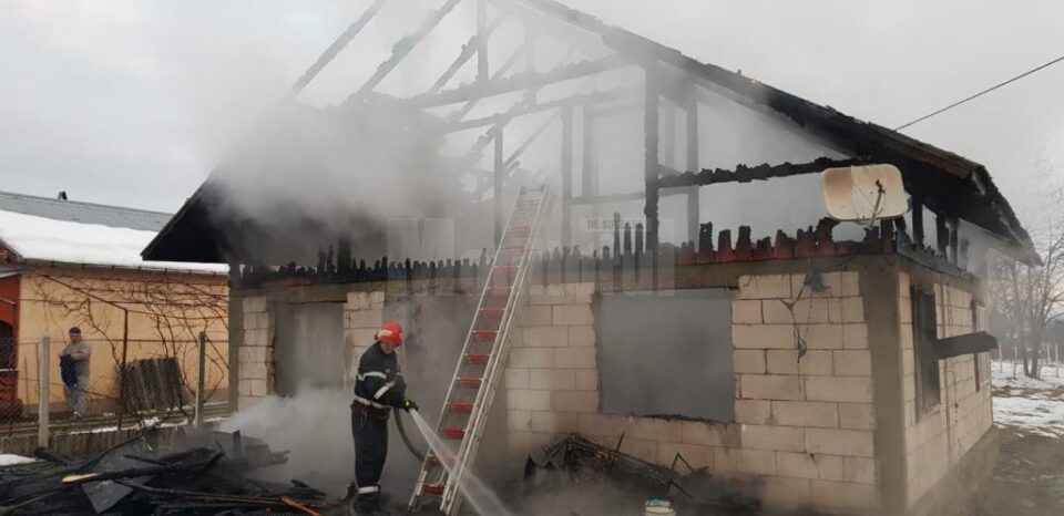 Incendiu devastator la Dolhasca