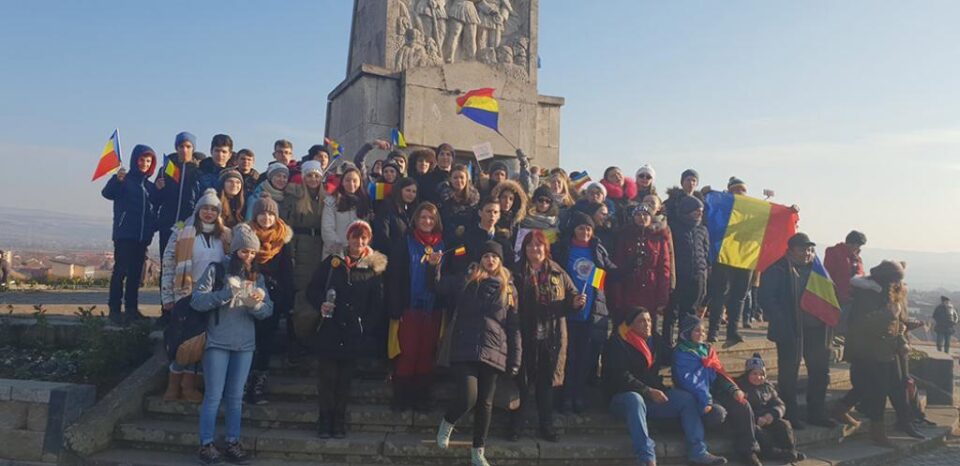 În excursie la Alba Iulia, de 1 Decembrie