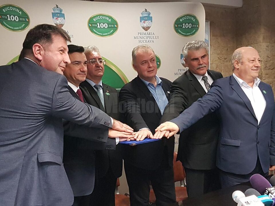 Asocierea „Moldova se dezvoltă” a fost semnată luni la Suceava, de primari din șapte orașe