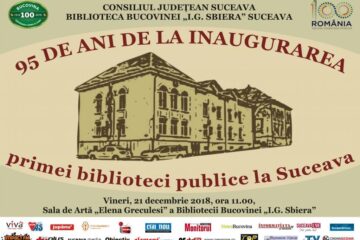 95 de ani de la inaugurarea primei biblioteci publice la Suceava