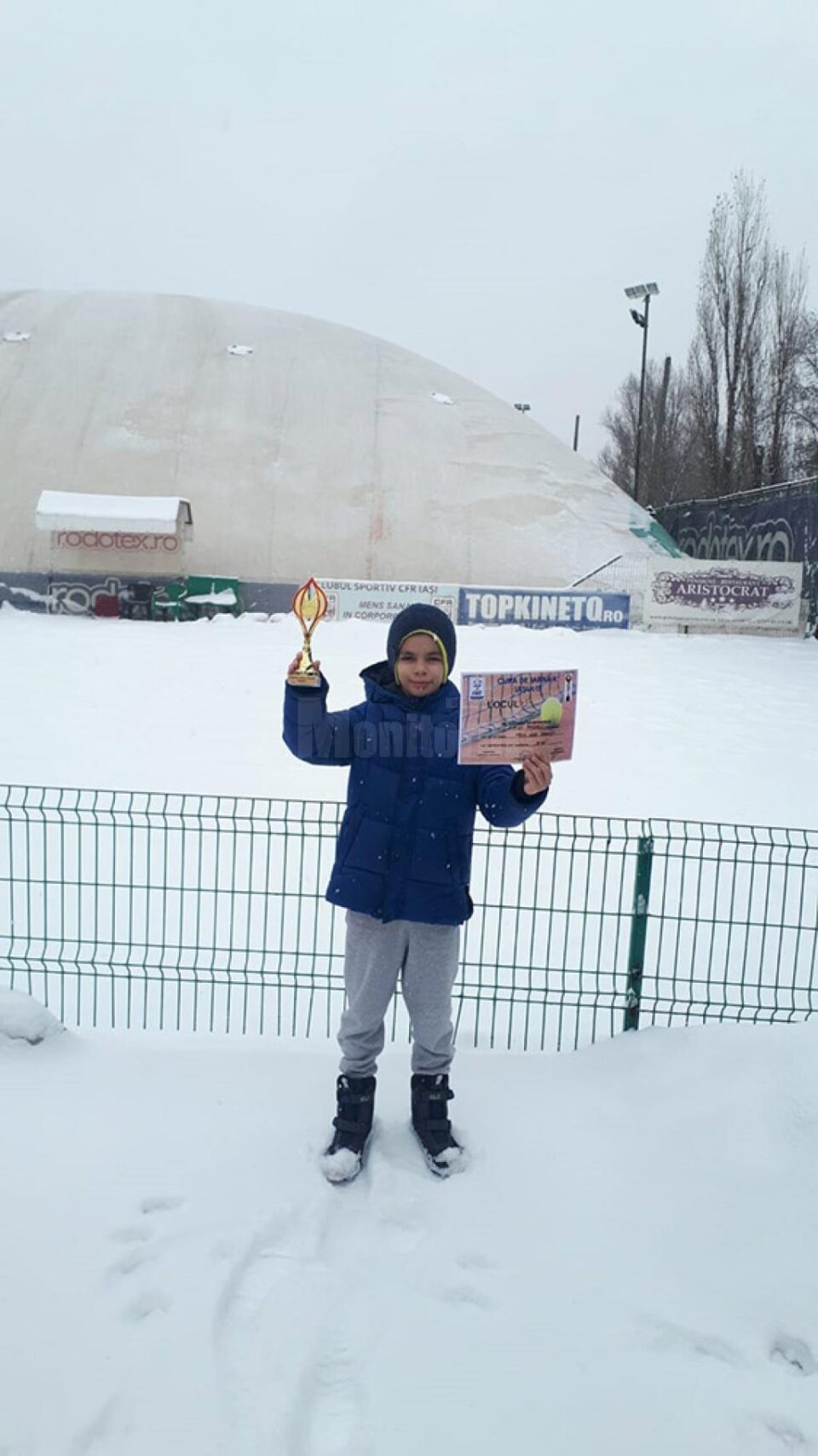 Karlo Piticaru din Câmpulung Moldovenesc a câștigat trofeul la Cupa de Iarnă de la Iași