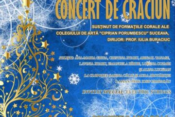 Concert de Crăciun al formațiilor corale de la Colegiul de Artă Suceava