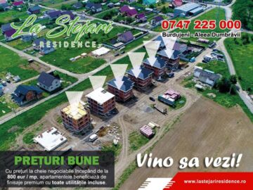Complexul de locuințe „La Stejari Residence” oferă apartamente cu locuri de parcare incluse