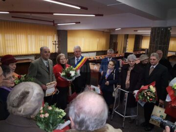 26 de cupluri "de aur”, sărbătorite pe final de an, la Primăria Suceava