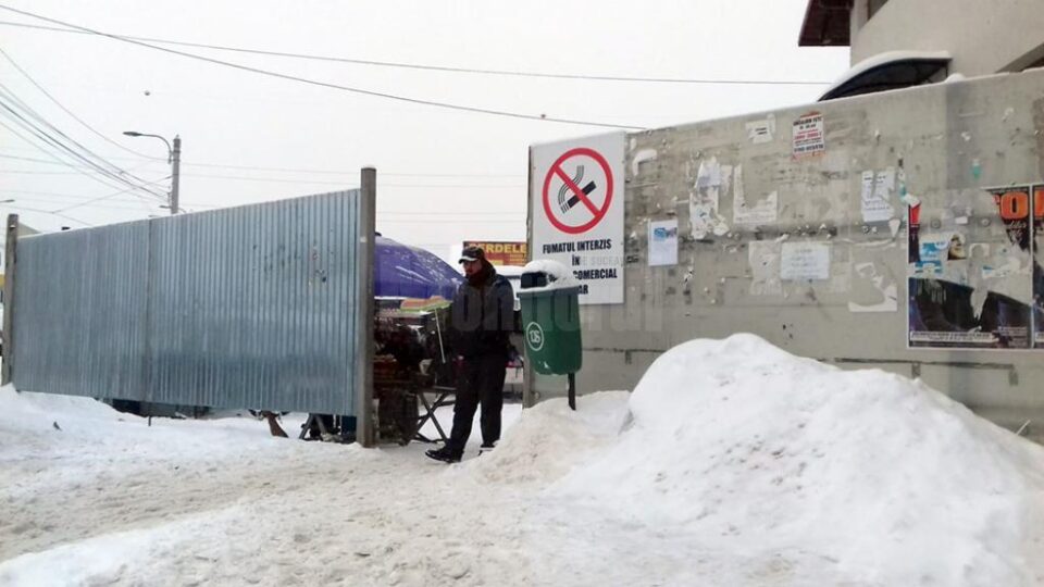 Fumatul este interzis în Bazar, mai puțin în locurile special amenajate