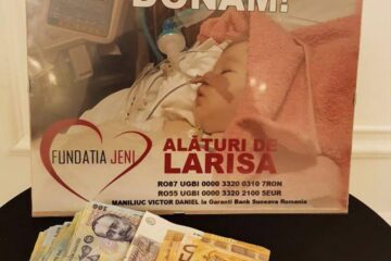 Donații pentru Larisa, strânse în noaptea de Revelion