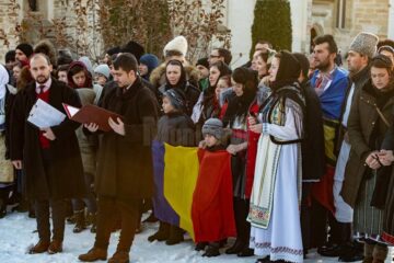 Peste 200 de studenți au participat la o tabără de iarnă la Mănăstirea Putna. Foto :Mănăstirea Putna