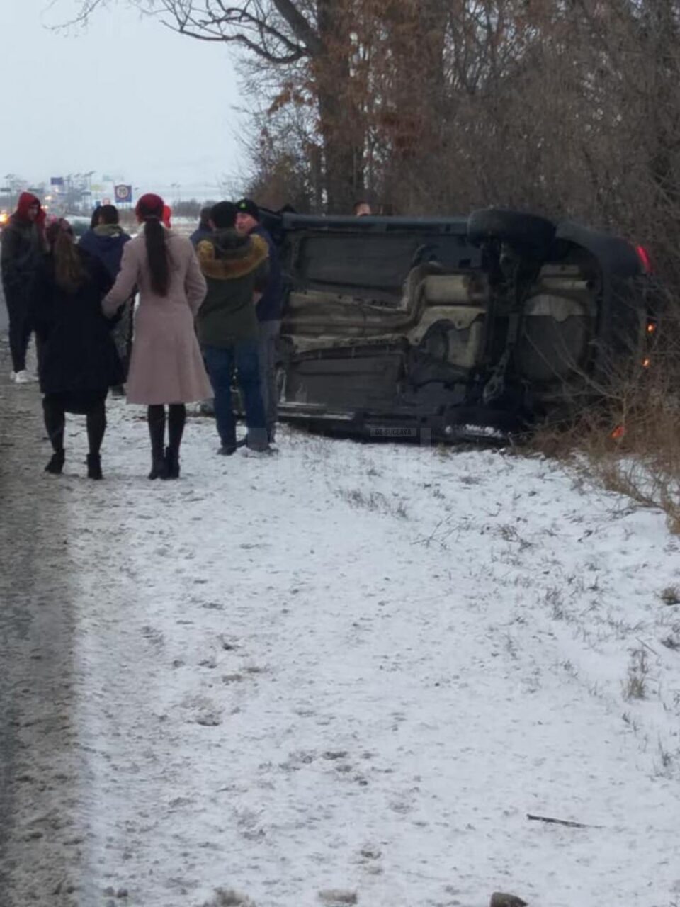 Trafic îngreunat pe E 85, după un accident produs la ieșirea din Suceava spre Rădăuți