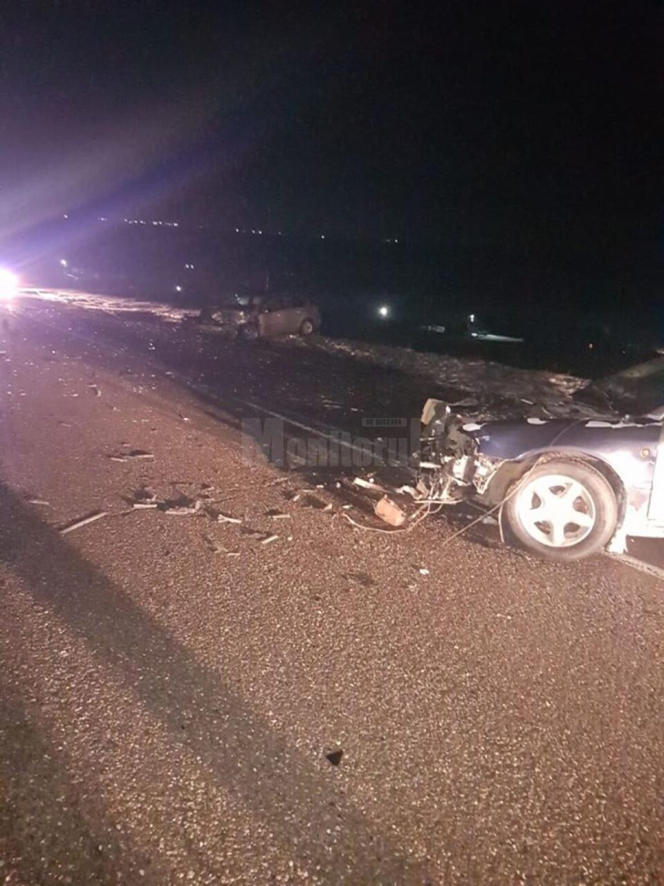 Un accident rutier soldat cu rănirea a patru oameni s-a petrecut luni seară pe DN 2, la Cumpărătura