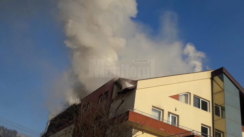 Căminul de bătrâni afectat de incendiu