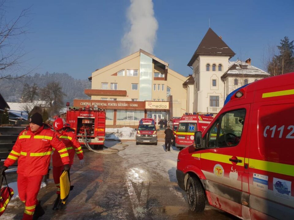 Incendiu în această dimineață la un azil de bătrâni din Vama
