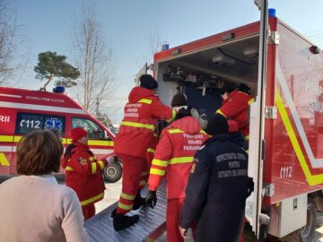 La evacuarea pacienților, a fost folosită o ambulanță pentru victime multiple
