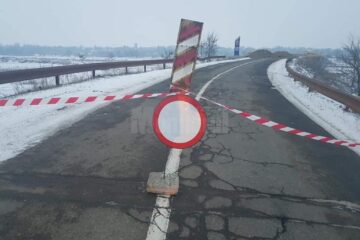 Podul de la Veresti a fost inchis