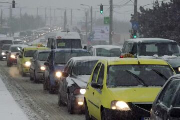 Aglomerație pe străzile Sucevei