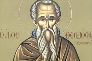 Sfântul Cuvios Teodosie, începătorul vieții călugărești de obște din Palestina