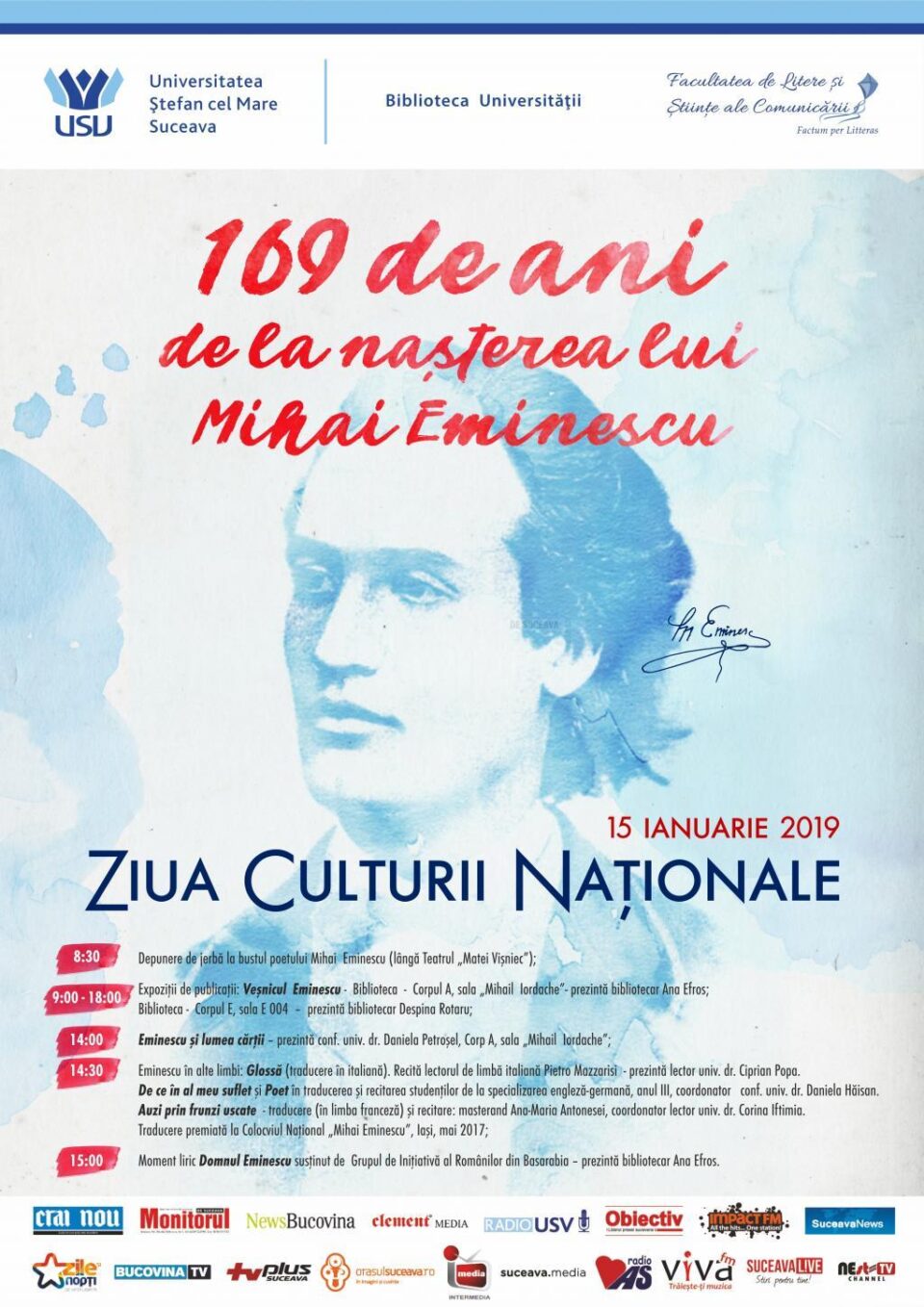 Ziua Culturii Naționale, la Universitatea „Ștefan cel Mare”