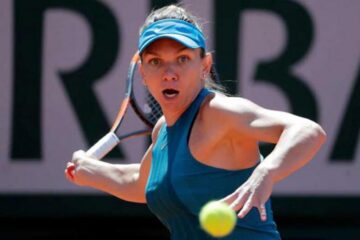 Simona Halep: "Sunt motivată să dau ce am mai bun de fiecare dată când intru pe teren și cred că am o șansă să fac un rezultat bun". Foto: dcnews.ro