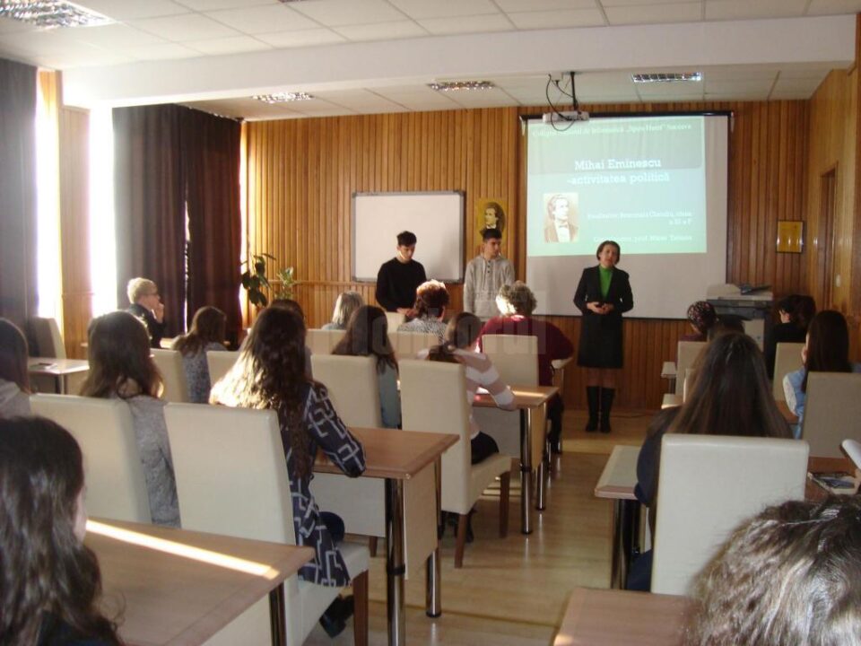 ”Eminescu ne-a unit!”, la Colegiul Național de Informatică „Spiru Haret”