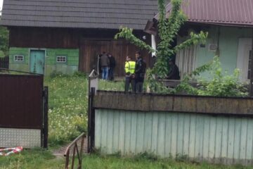 Gospodăria unde a avut loc crima