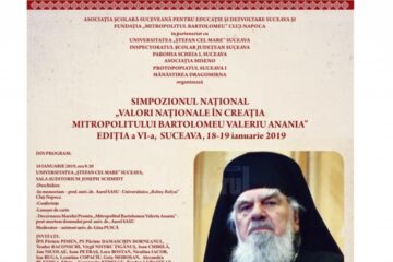 Simpozionul Național ,,Valori Naționale în creația Mitropolitului Bartolomeu Valeriu Anania”, la USV
