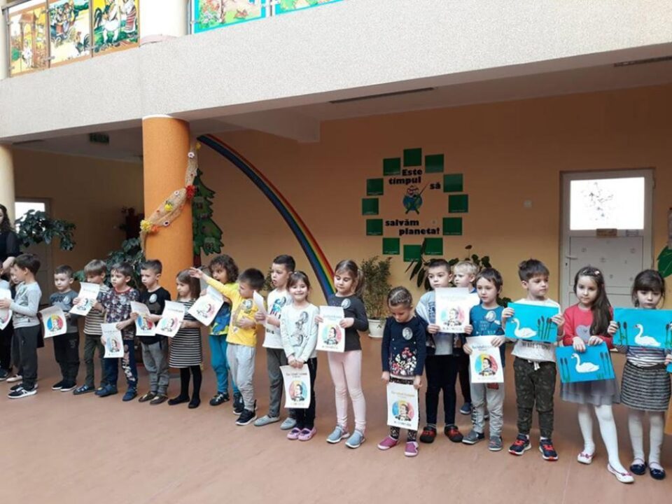 „De ziua ta, Mărite Eminescu…”, acțiune la Grădinița și Școala Primară „Sfântul Ioan cel Nou”