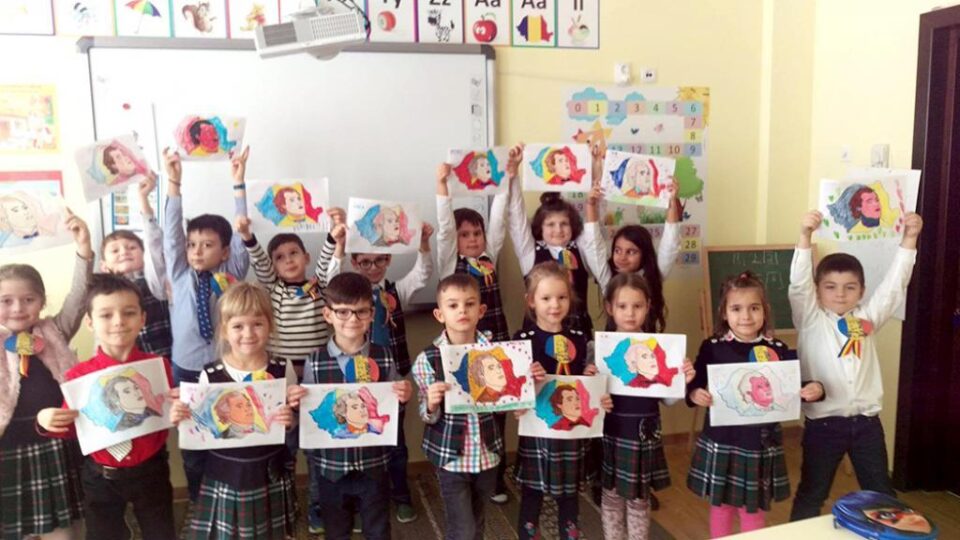 „De ziua ta, Mărite Eminescu…”, acțiune la Grădinița și Școala Primară „Sfântul Ioan cel Nou”